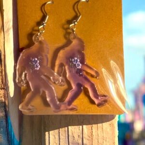 Bigfoot earrings
